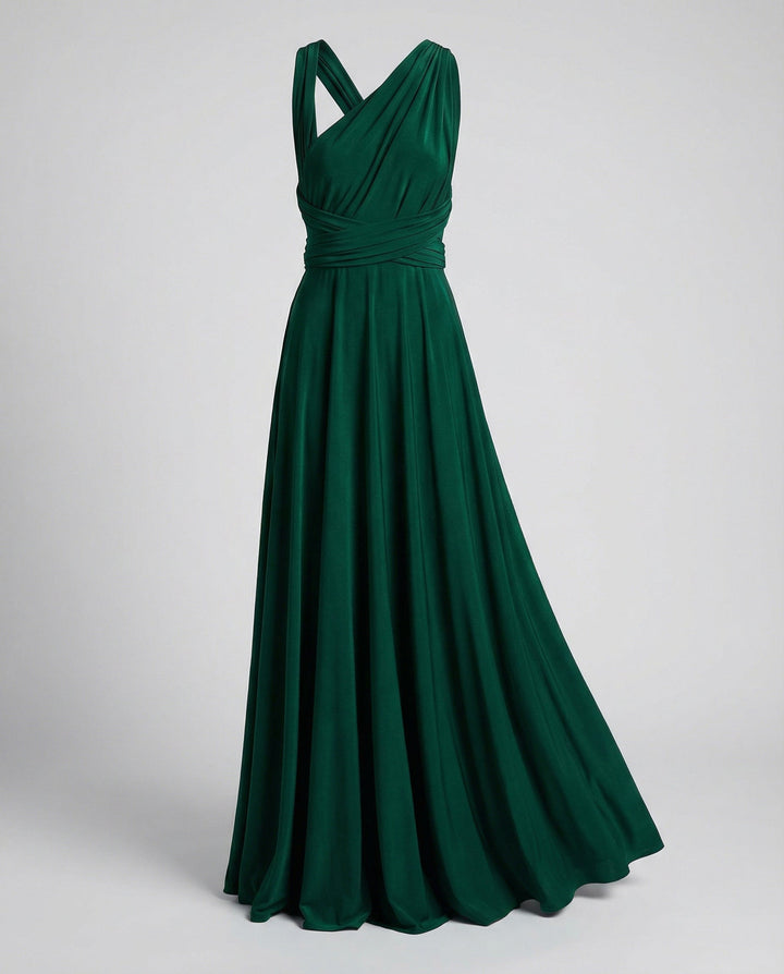 Veloura Draped Maxi Dress