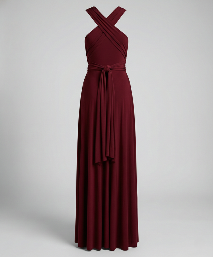 Veloura Draped Maxi Dress