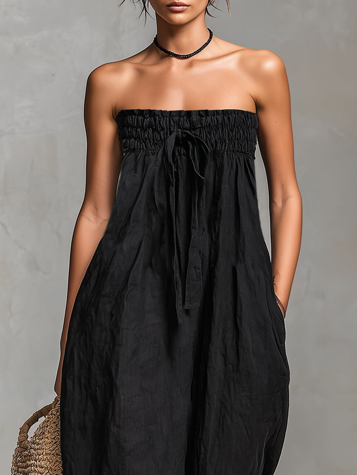 Zuri Strapless Relaxed Maxi Dress