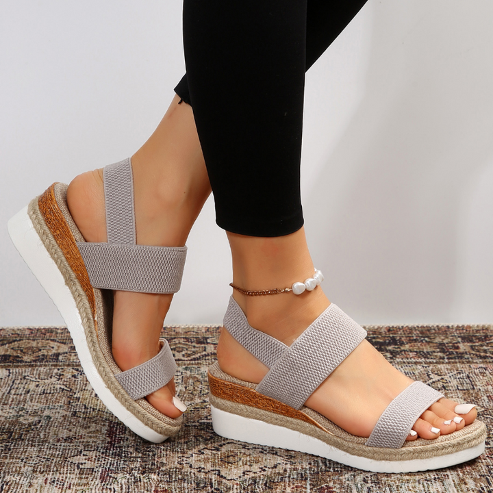 Marigold Riviera Comfort Platform Sandals