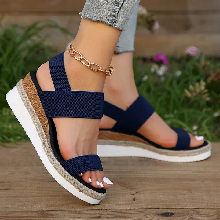 Marigold Riviera Comfort Platform Sandals