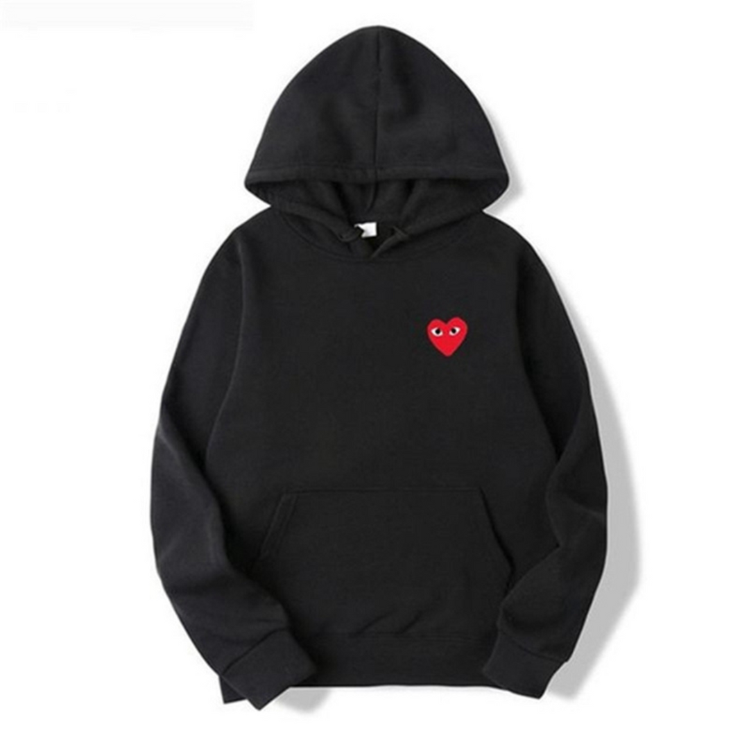 Beatrice Minimal Heart Oversized Hoodie