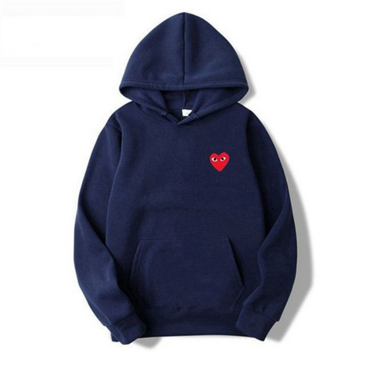 Beatrice Minimal Heart Oversized Hoodie