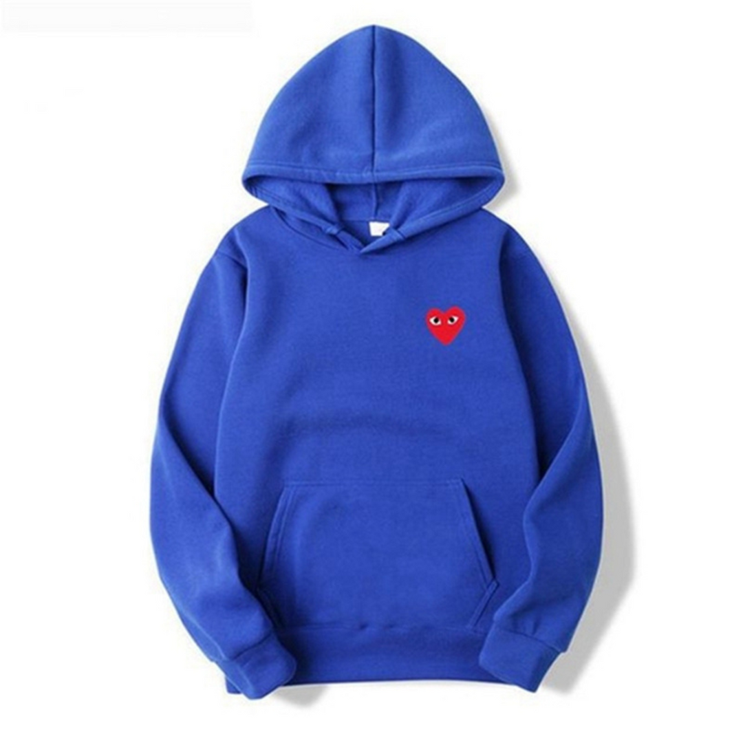 Beatrice Minimal Heart Oversized Hoodie
