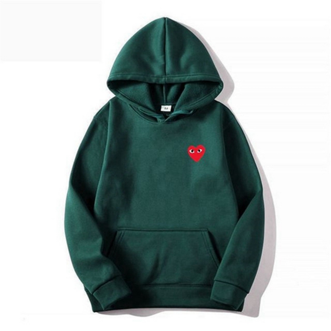 Beatrice Minimal Heart Oversized Hoodie