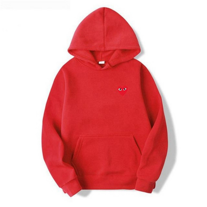 Beatrice Minimal Heart Oversized Hoodie