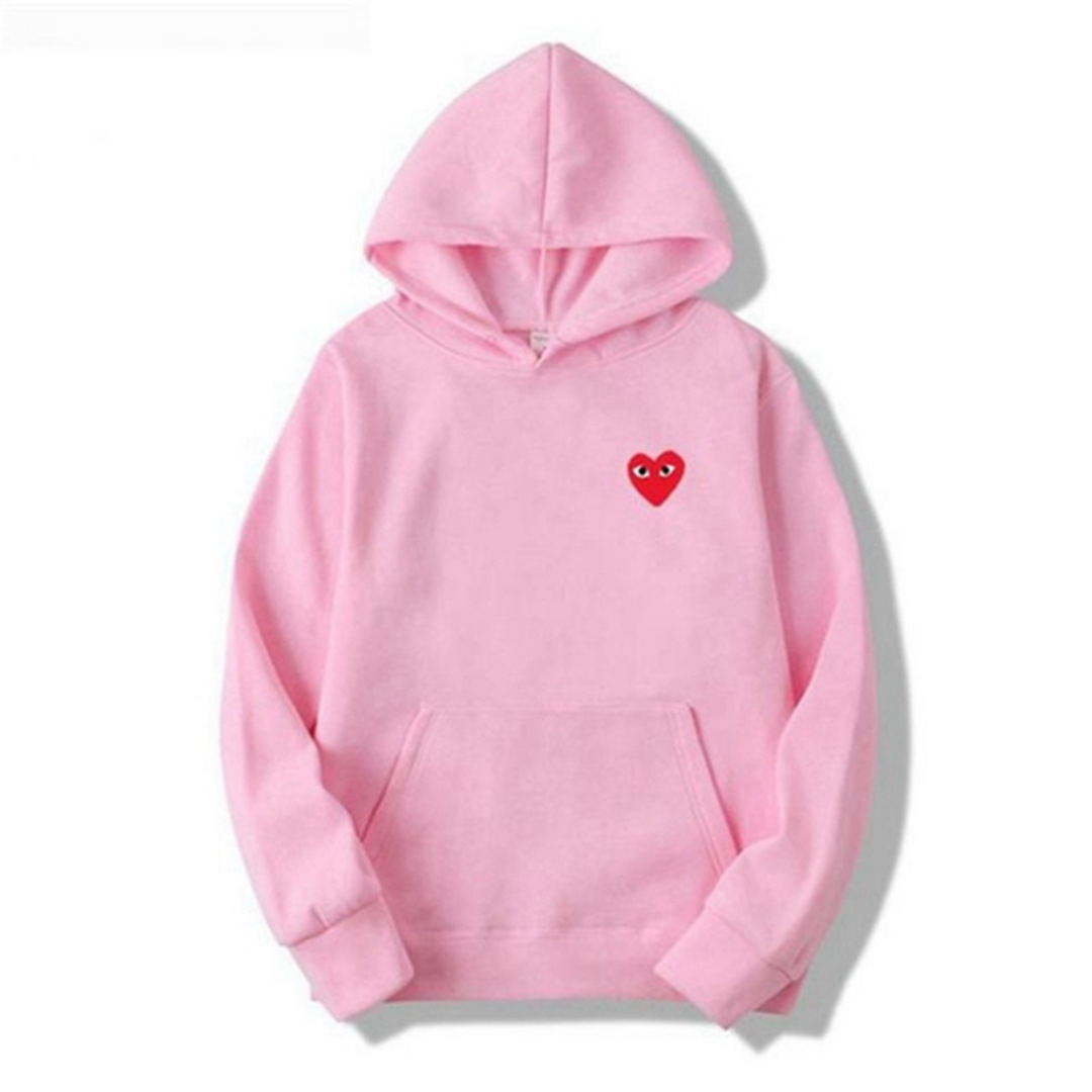 Beatrice Minimal Heart Oversized Hoodie
