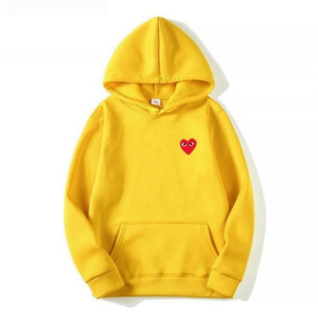 Beatrice Minimal Heart Oversized Hoodie