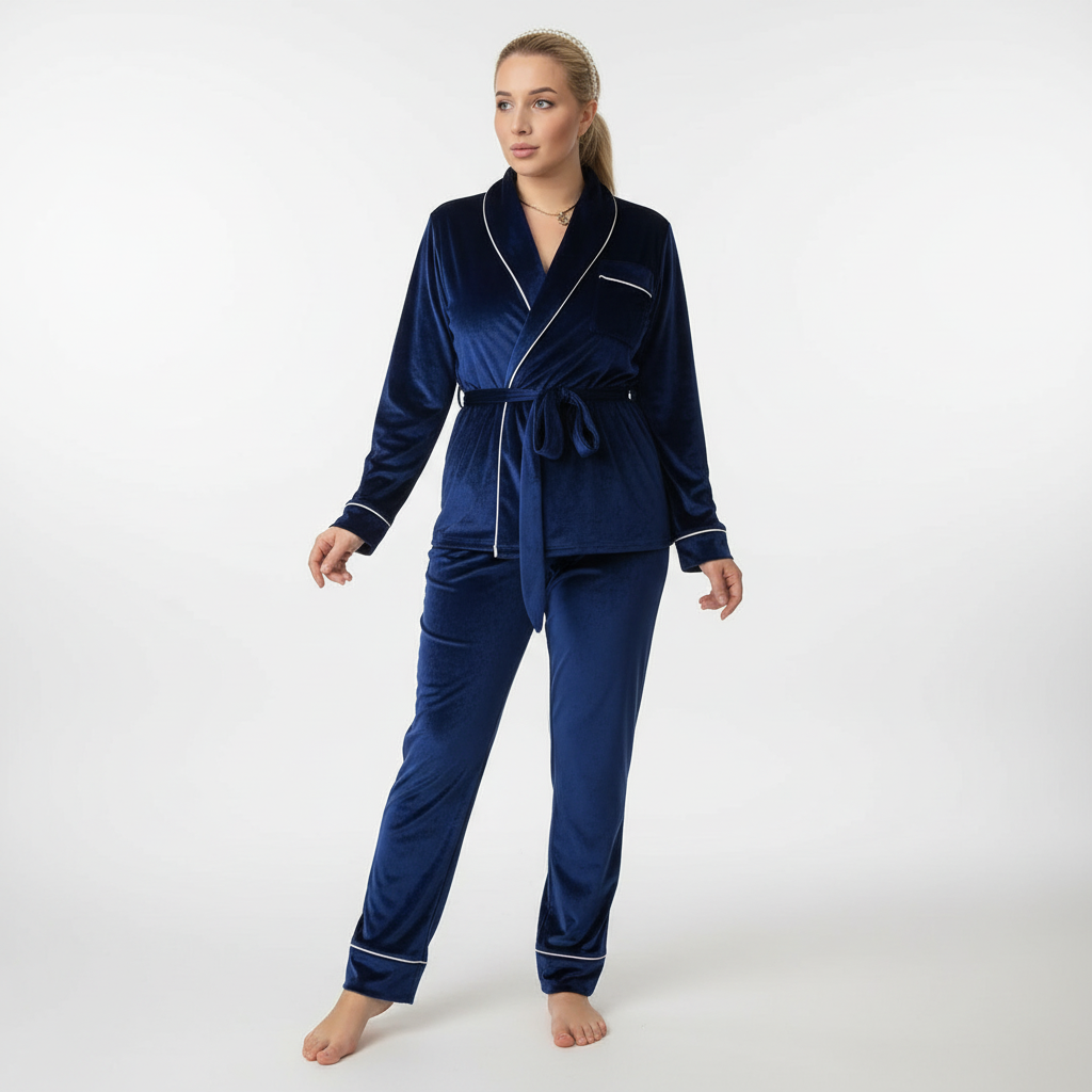Emberly Wrap Pajama Set