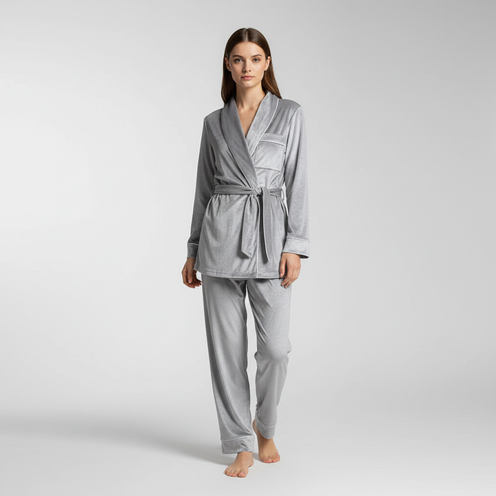 Emberly Wrap Pajama Set