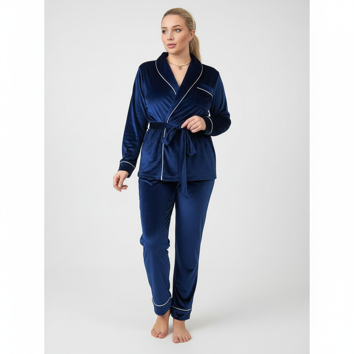 Emberly Wrap Pajama Set
