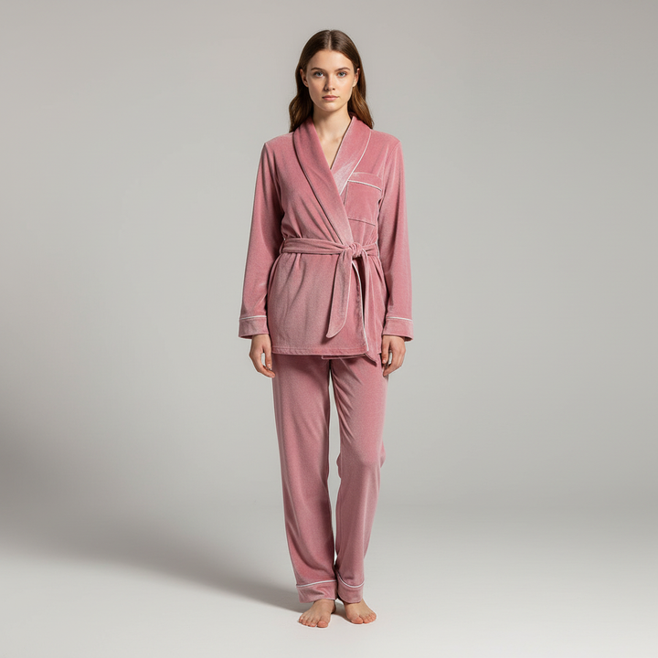 Emberly Wrap Pajama Set