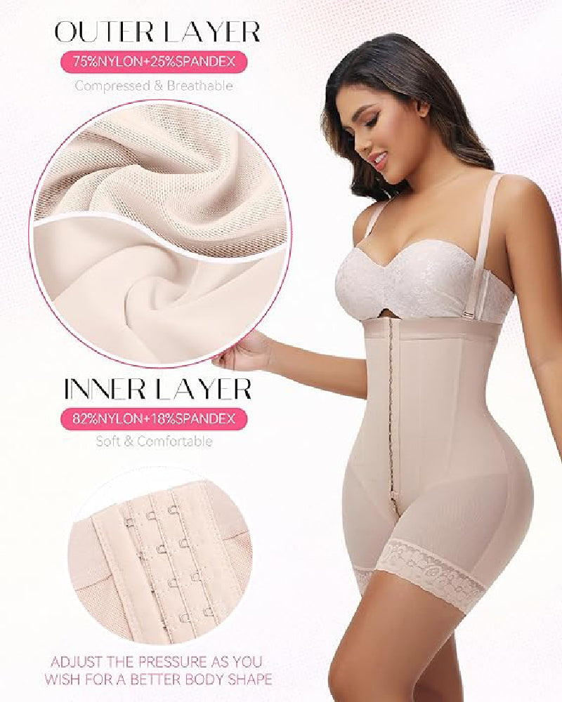 Rowan Open-Bust Contour Shapewear Bodysuit