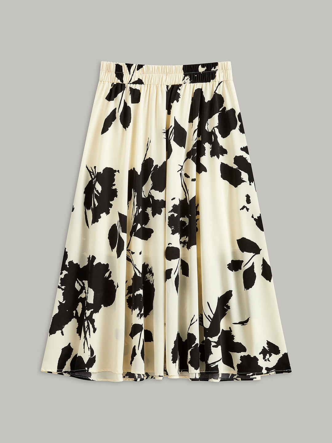 Joname Floral Satin Maxi Skirt