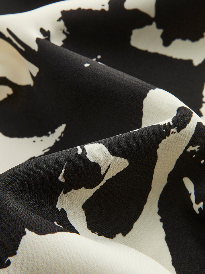 Joname Floral Satin Maxi Skirt