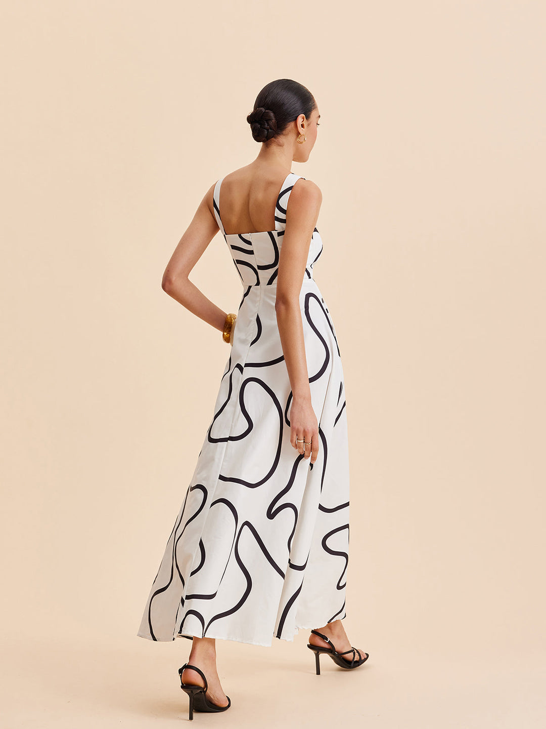 Monet Printed Maxi Dress