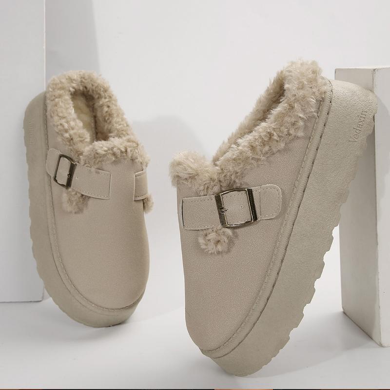 Nessa Plush Buckle Clogs