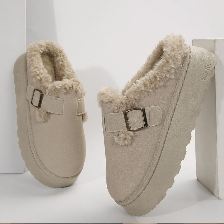 Nessa Plush Buckle Clogs