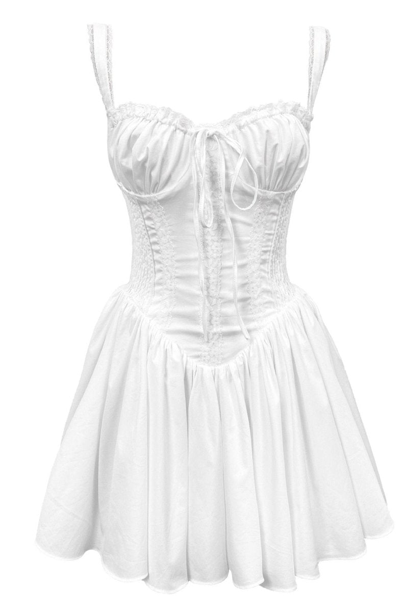 Belle Corset Style Fit and Flare Mini Dress