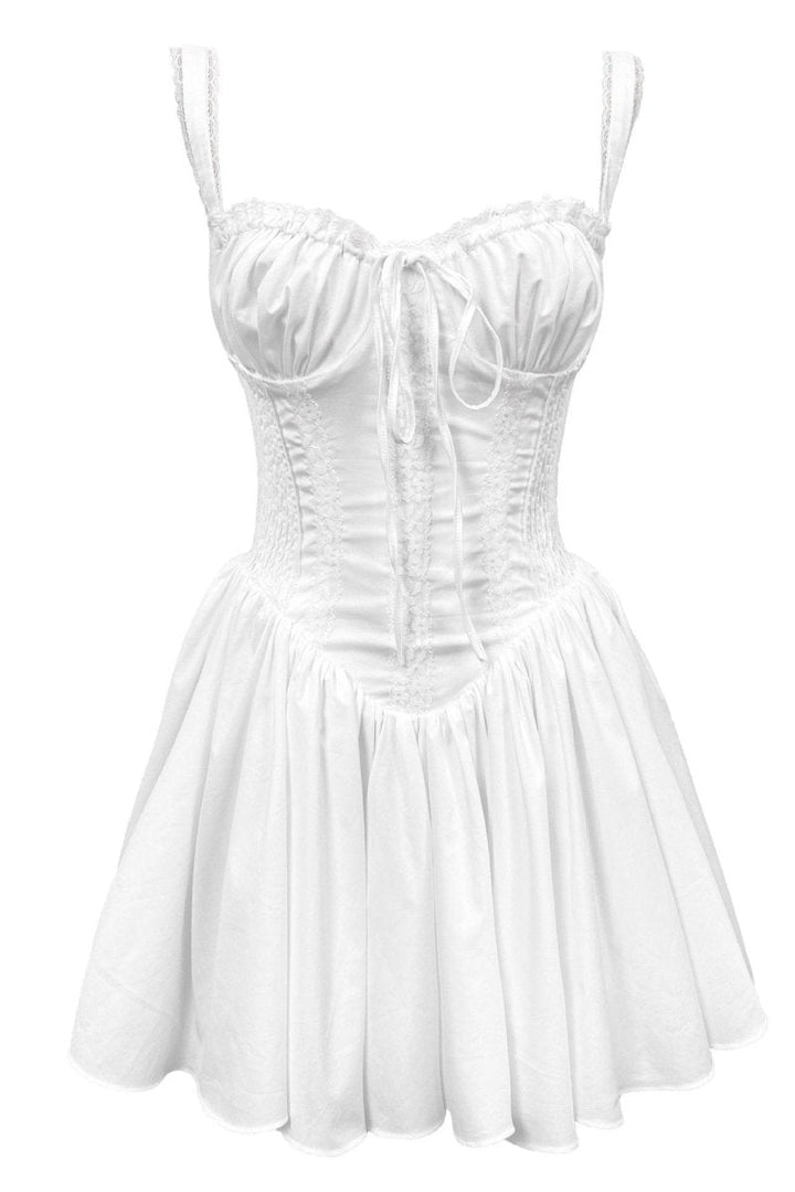 Belle Corset Style Fit and Flare Mini Dress