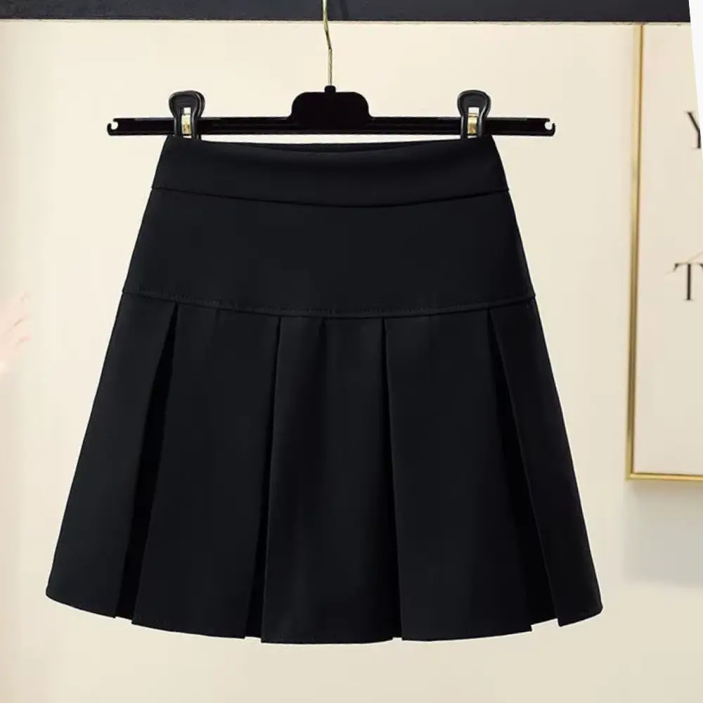 Abana Classic High Waist Pleated Mini Skirt