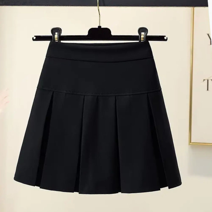 Abana Classic High Waist Pleated Mini Skirt