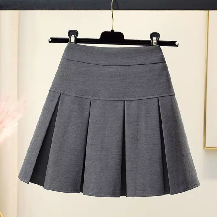Abana Classic High Waist Pleated Mini Skirt