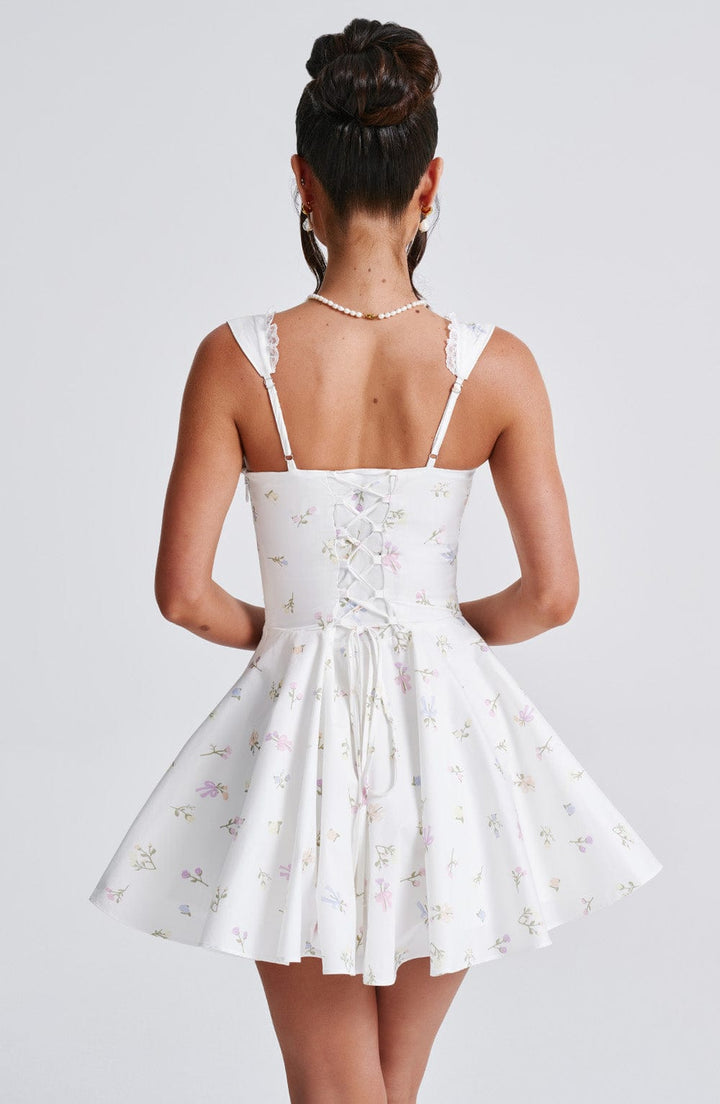 Grace Floral Corset Mini Dress