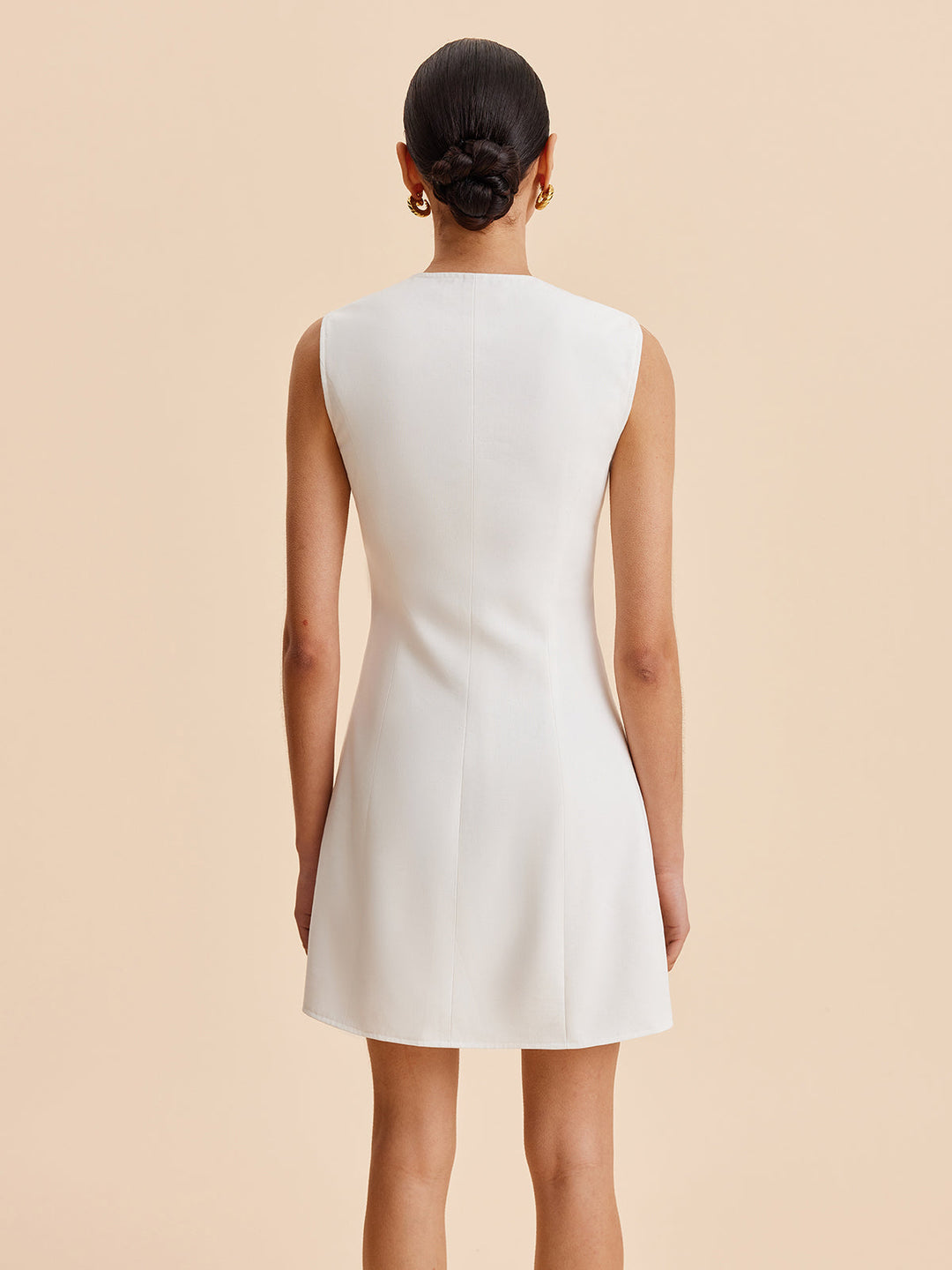 Rosalia Button Mini Dress