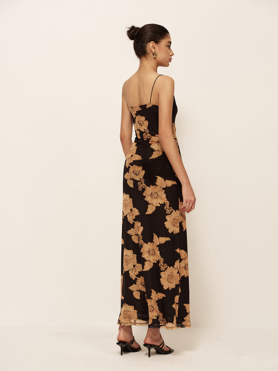 Kiara Floral One-Shoulder Maxi Dress