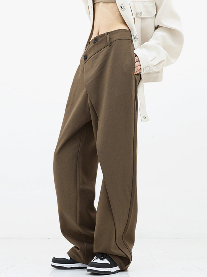 Iris Tailored Wrap Wide-Leg Trousers