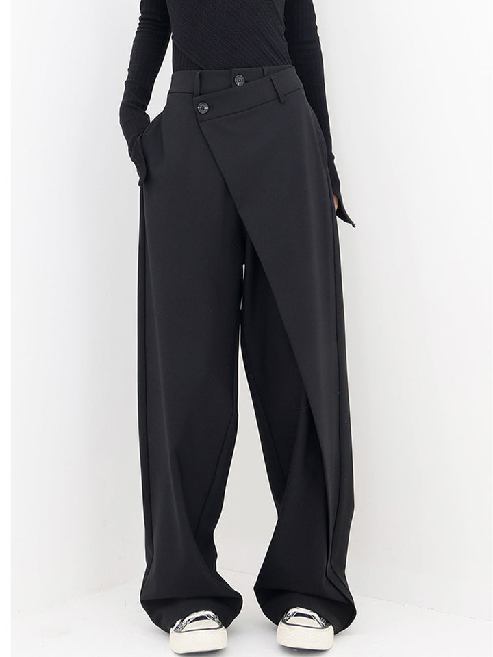 Iris Tailored Wrap Wide-Leg Trousers