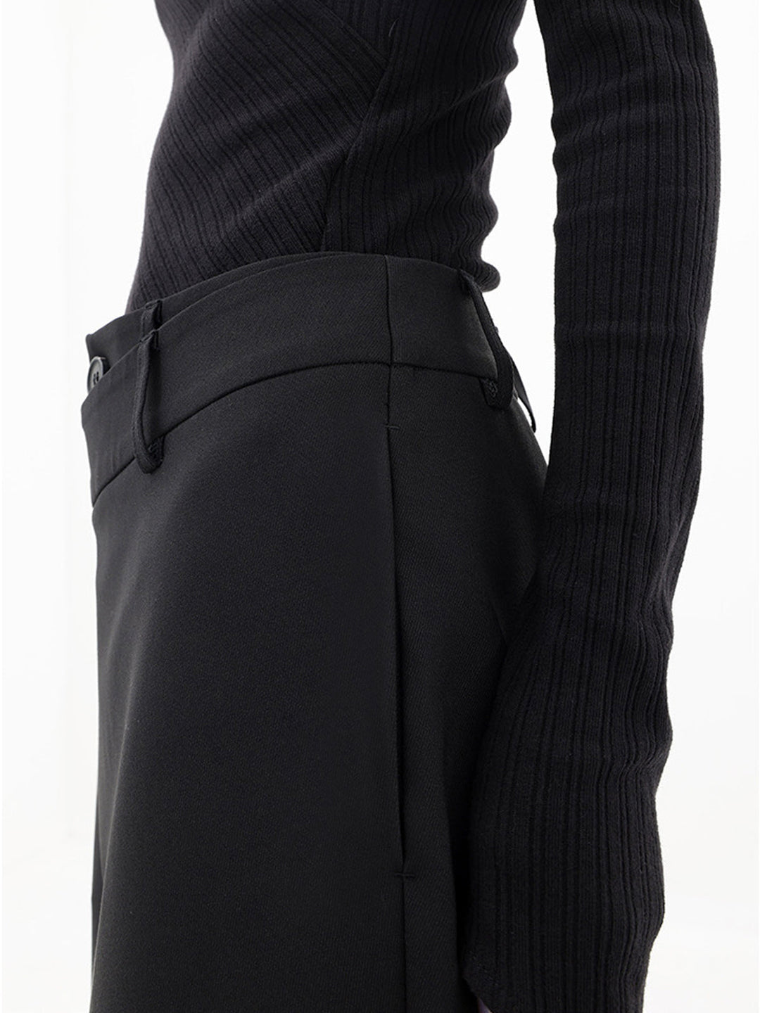 Iris Tailored Wrap Wide-Leg Trousers