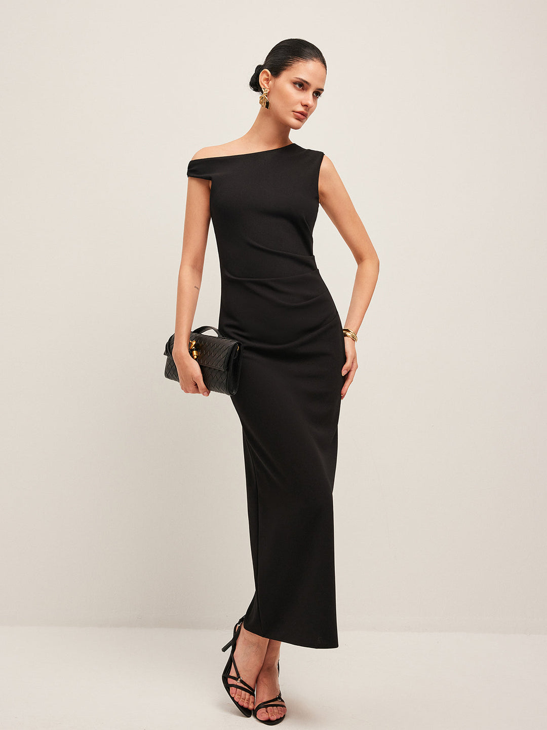 Ximena Asymmetric Maxi Dress