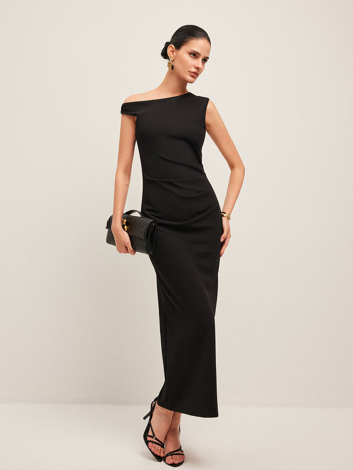 Ximena Asymmetric Maxi Dress