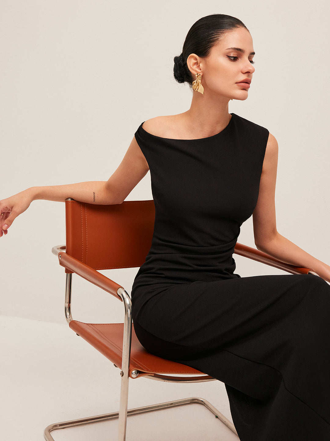 Ximena Asymmetric Maxi Dress