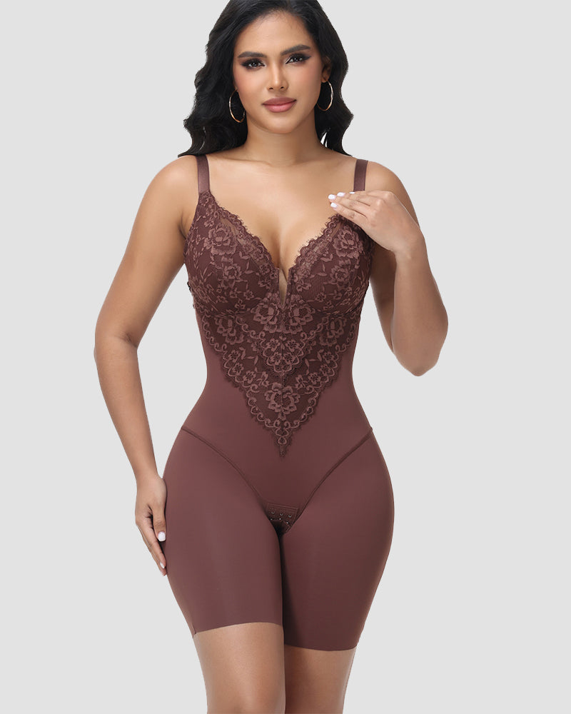 Nacy Lace Contour Shapewear Bodysuit