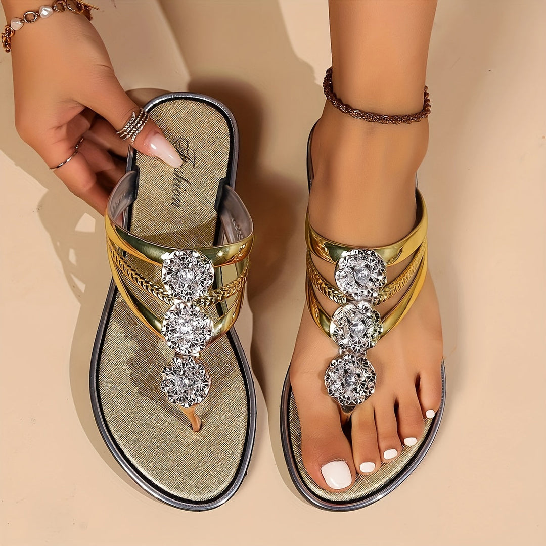 Eloira Crystal Embellished Sandals