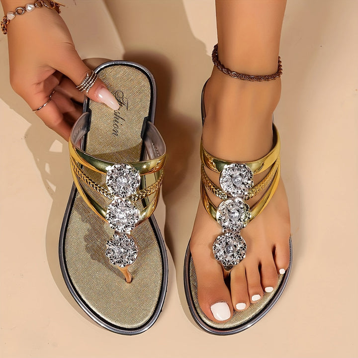 Eloira Crystal Embellished Sandals