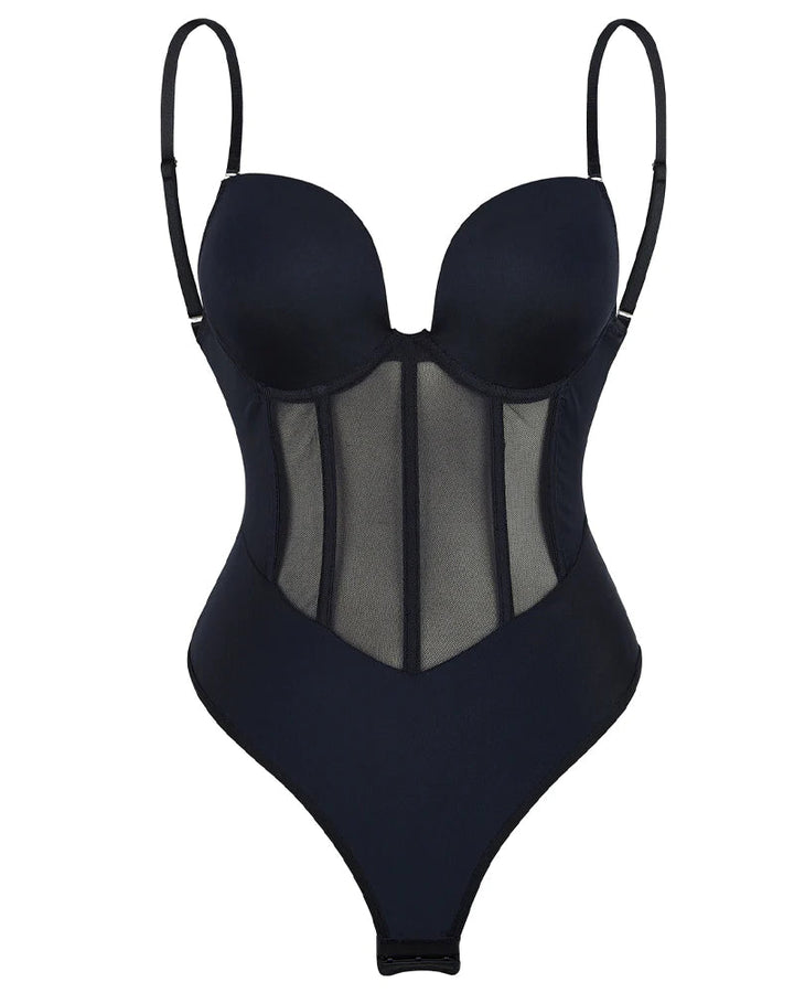 Sutton Sheer Mesh Contour Bodysuit