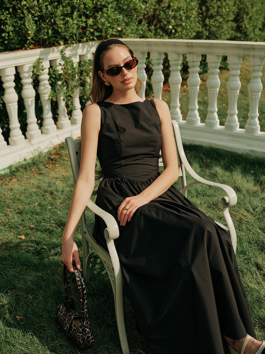 Maria Open-Back Maxi Dress
