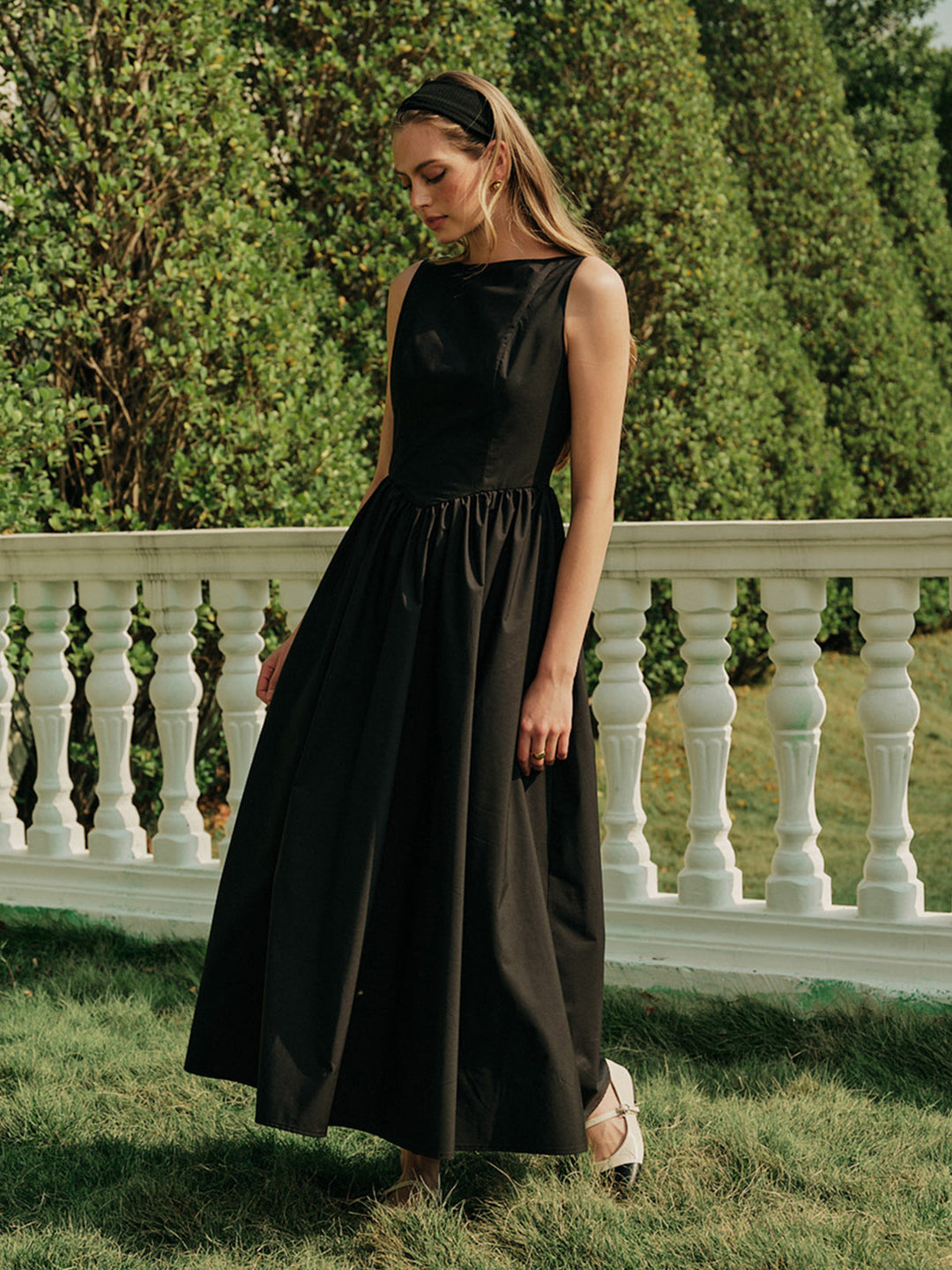 Maria Open-Back Maxi Dress