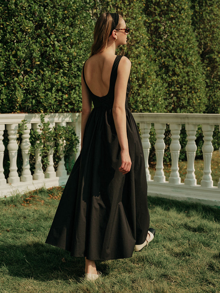 Maria Open-Back Maxi Dress