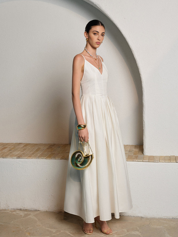 Reagan Open-Back Maxi Dress