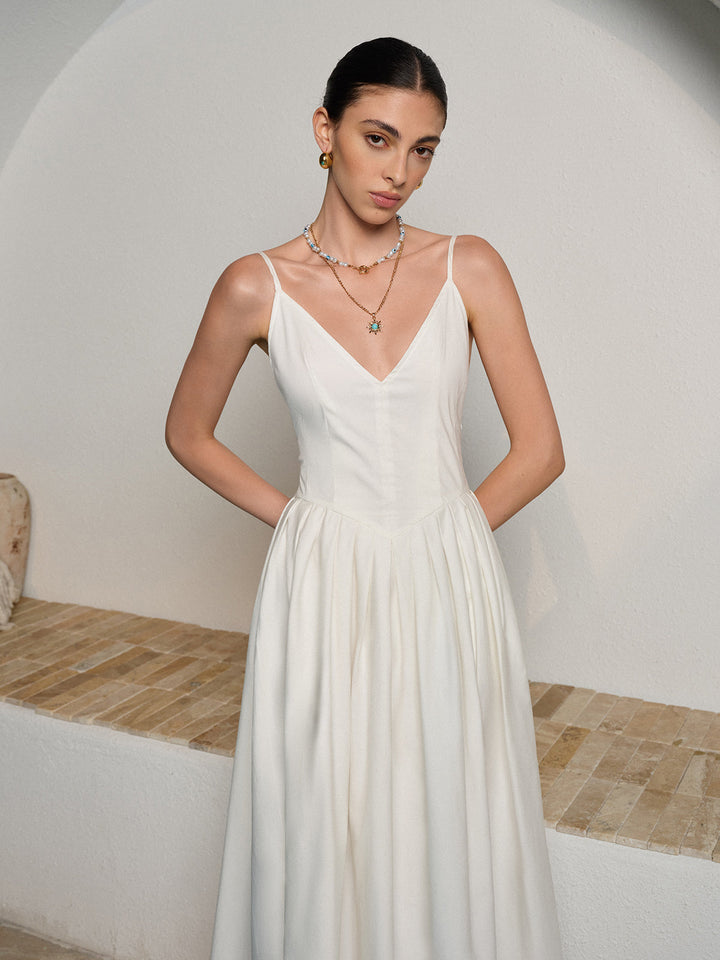 Reagan Open-Back Maxi Dress