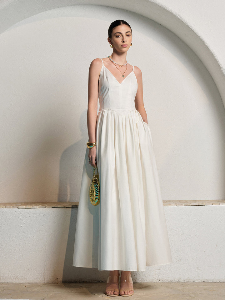 Reagan Open-Back Maxi Dress
