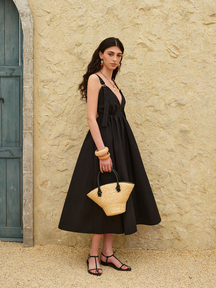 Peyton Open-Back Maxi Dress
