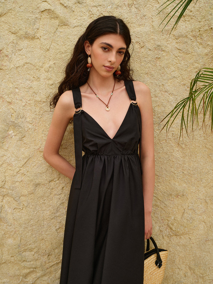 Peyton Open-Back Maxi Dress