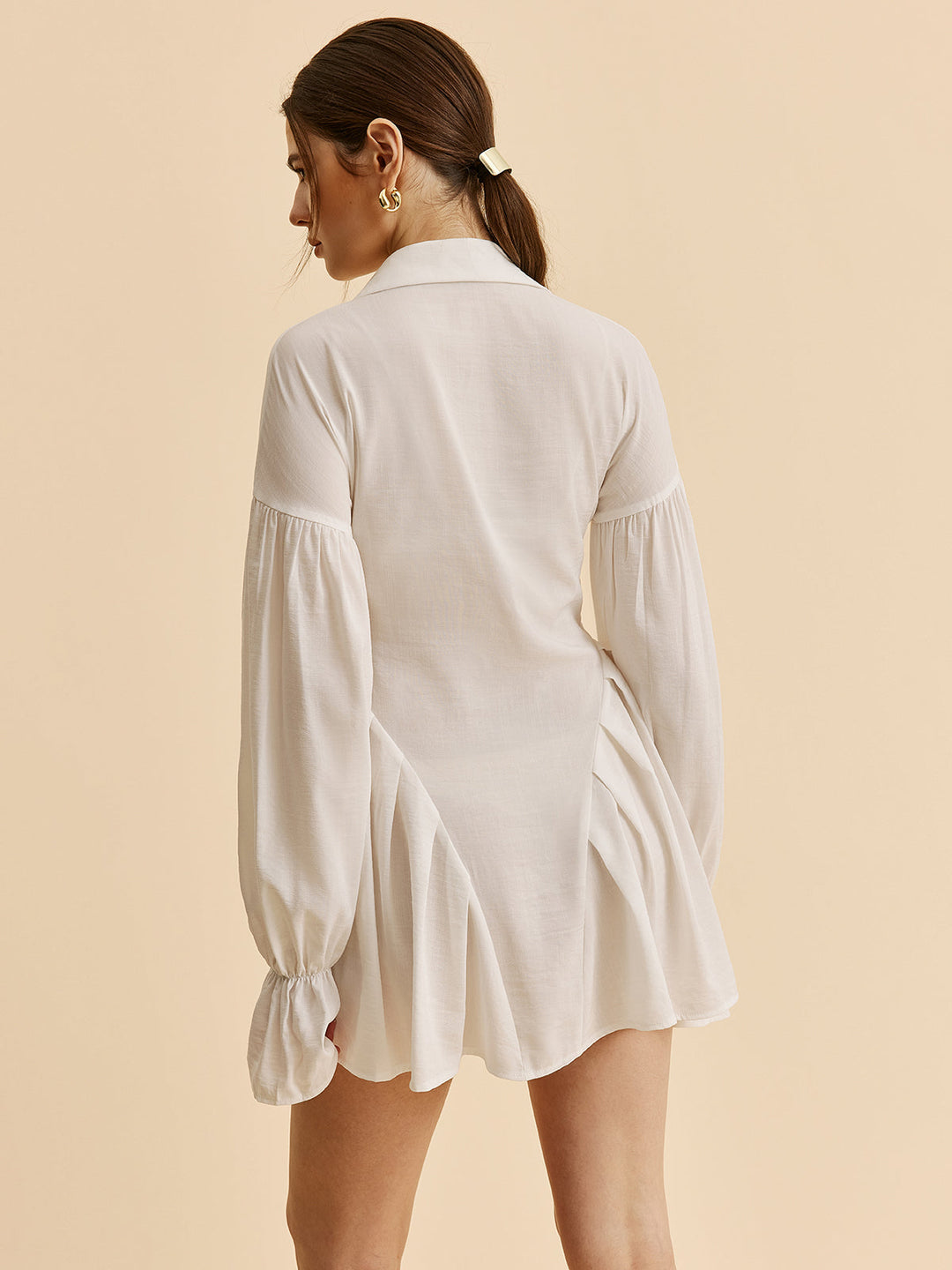 Clara Belted Shirt Mini Dress