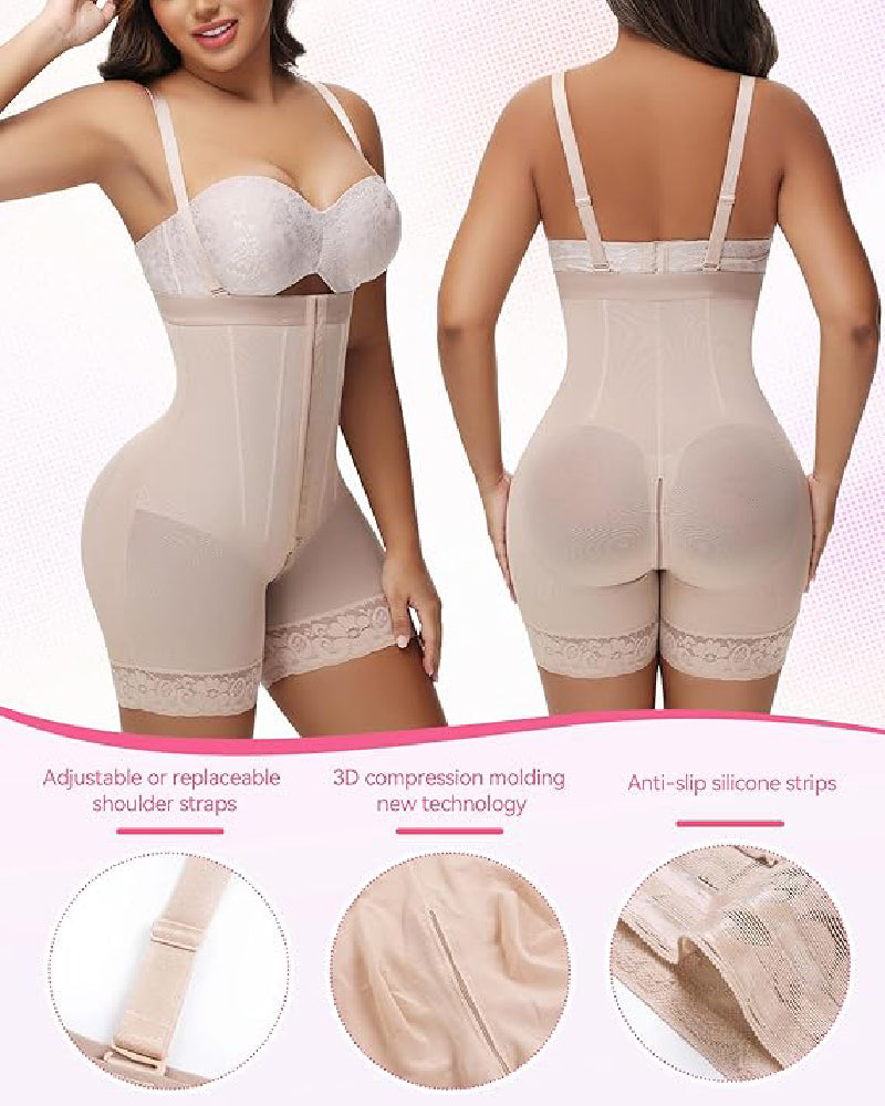 Rowan Open-Bust Contour Shapewear Bodysuit
